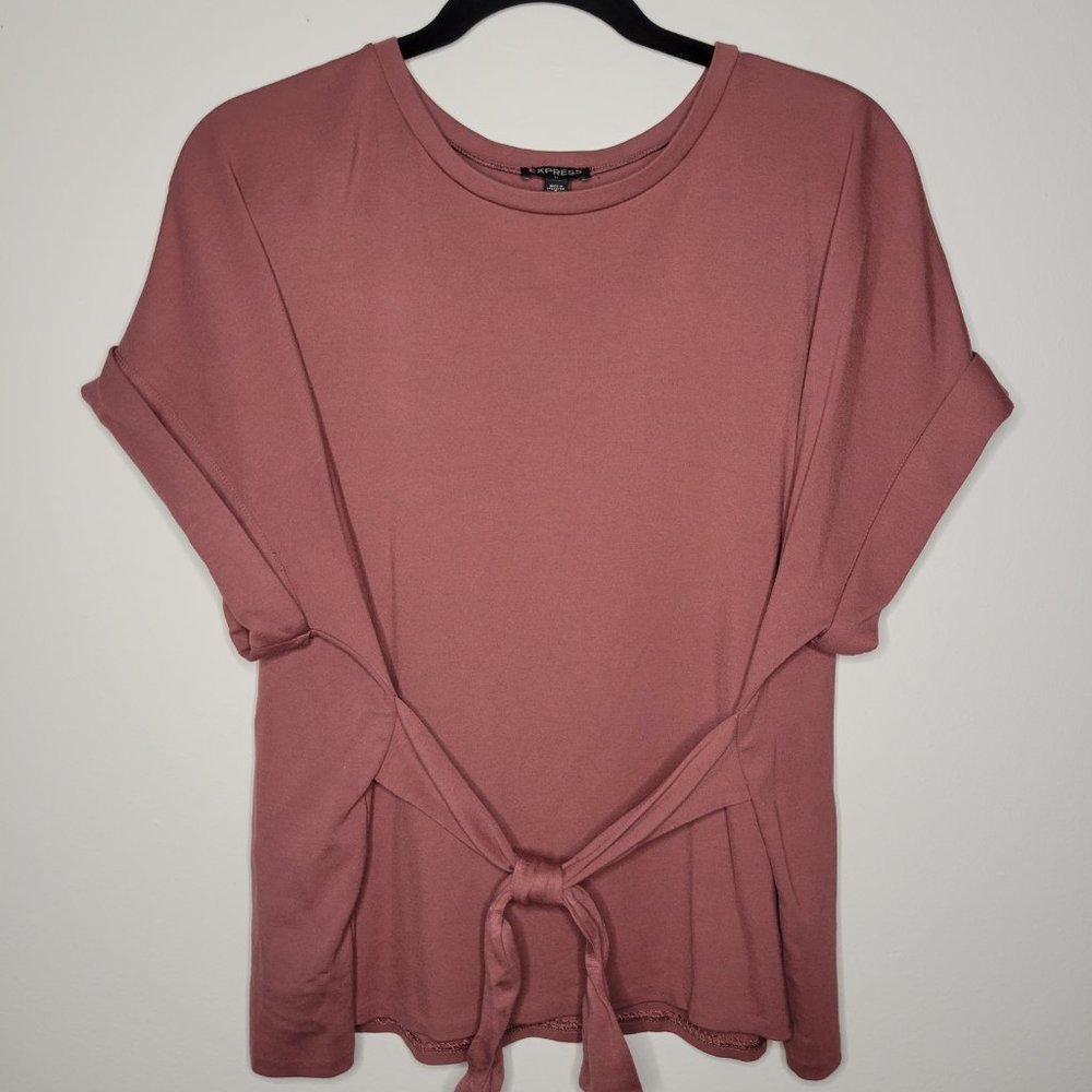 Cute Dusty Pink Blouse - EXPRESS